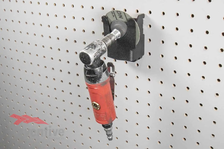 pegboard right angle grinder storage