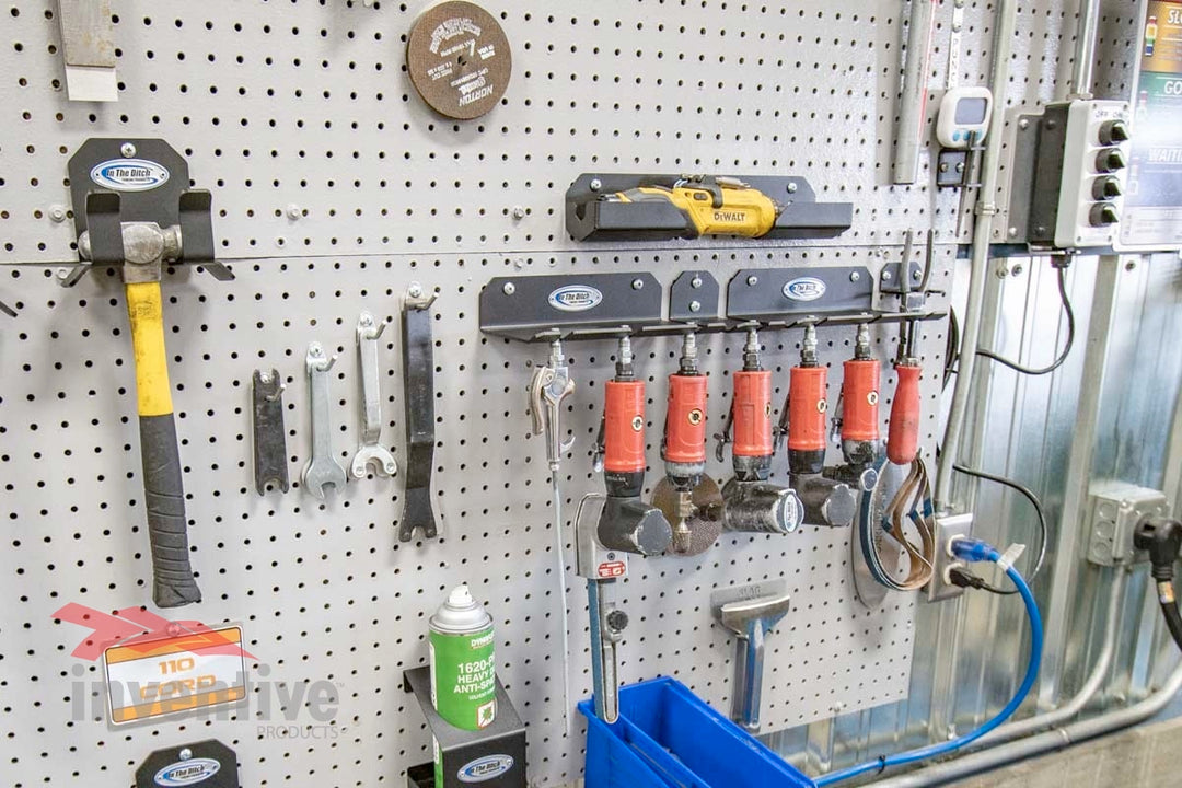 pegboard storage solutions electric ratchet garage