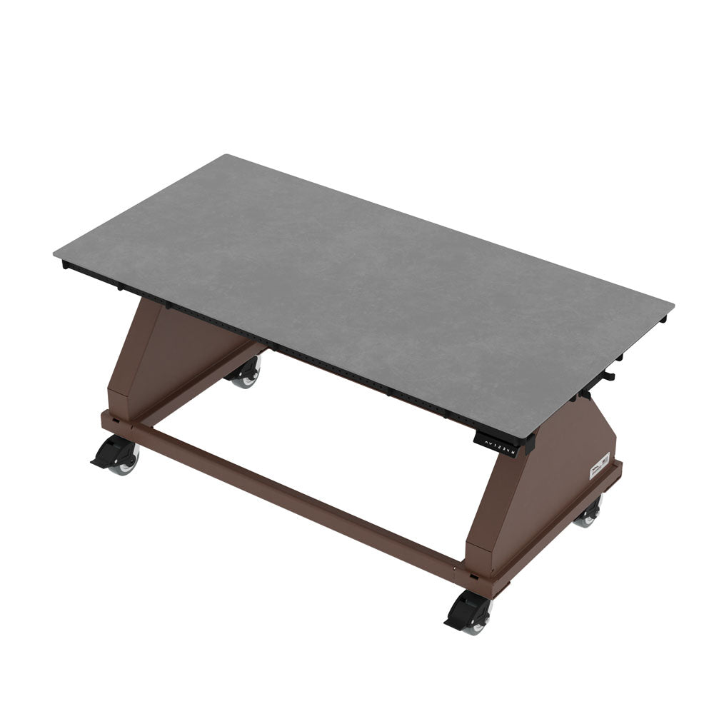 Steel // 72" // Brown