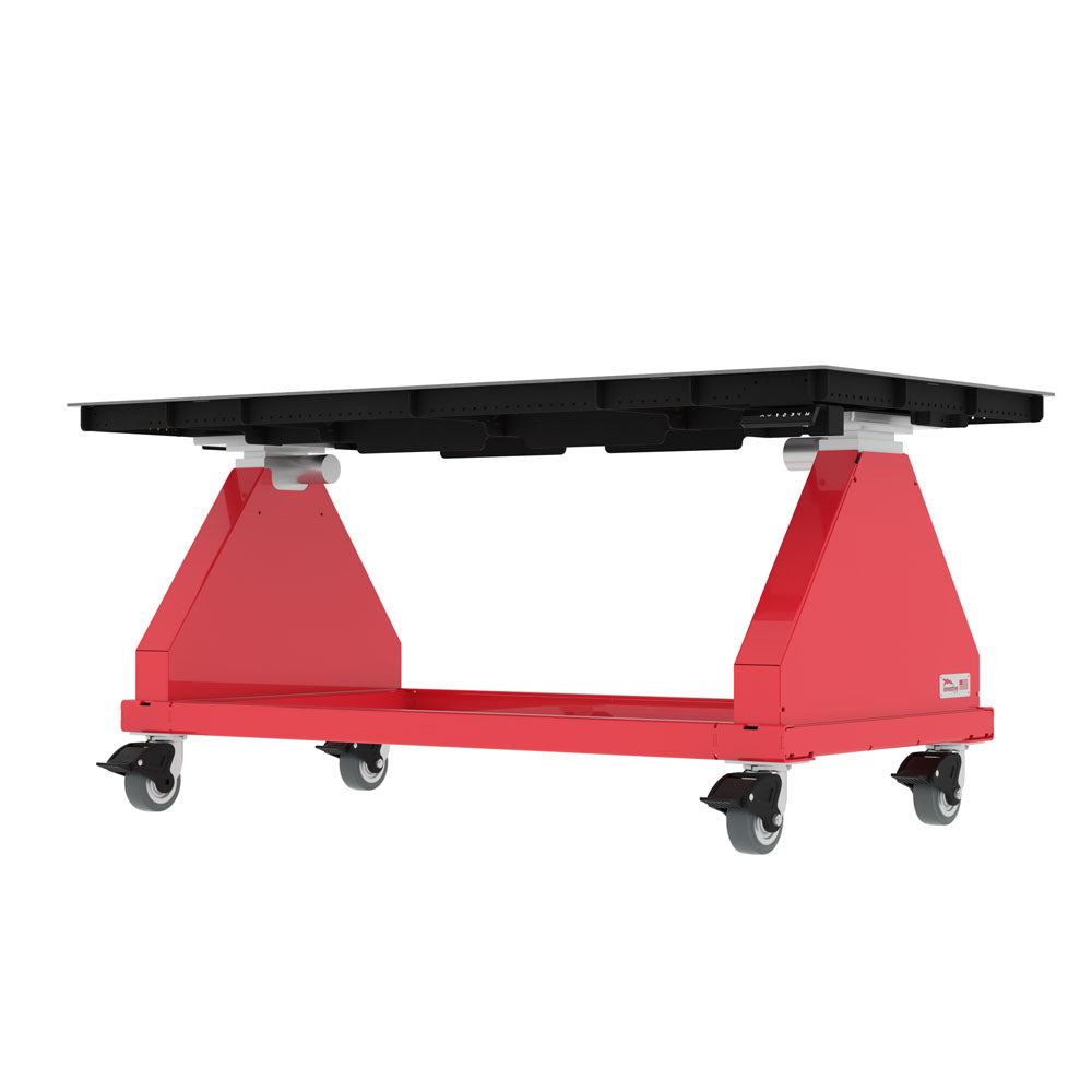 Steel // 72" // Red