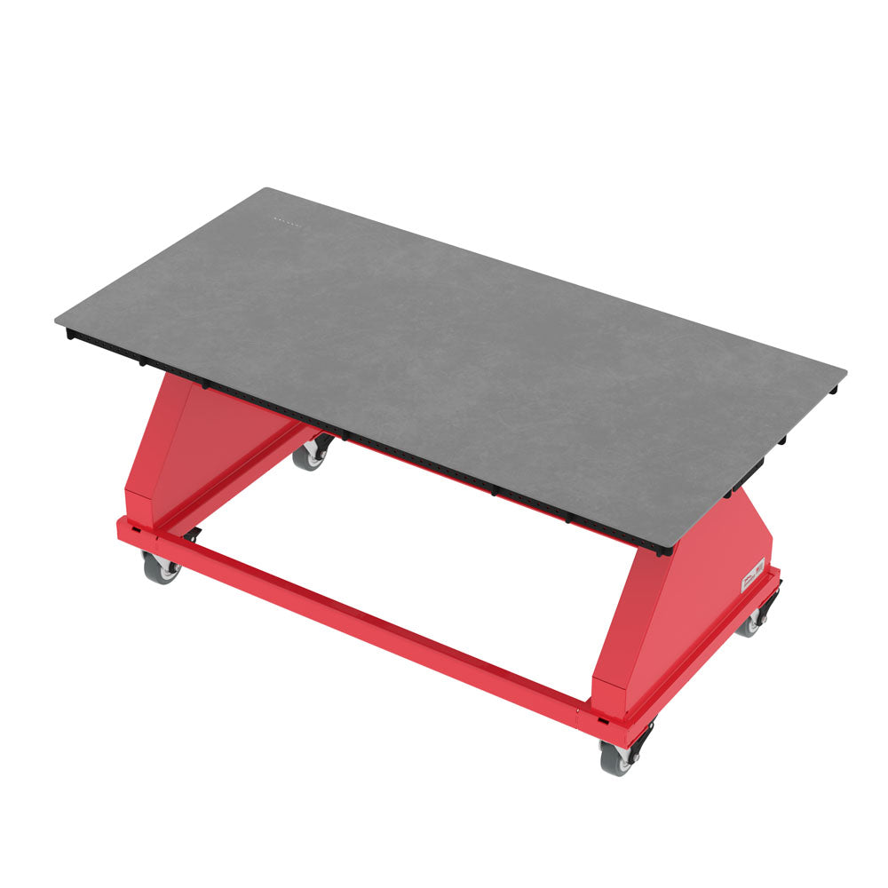 Steel // 72" // Red