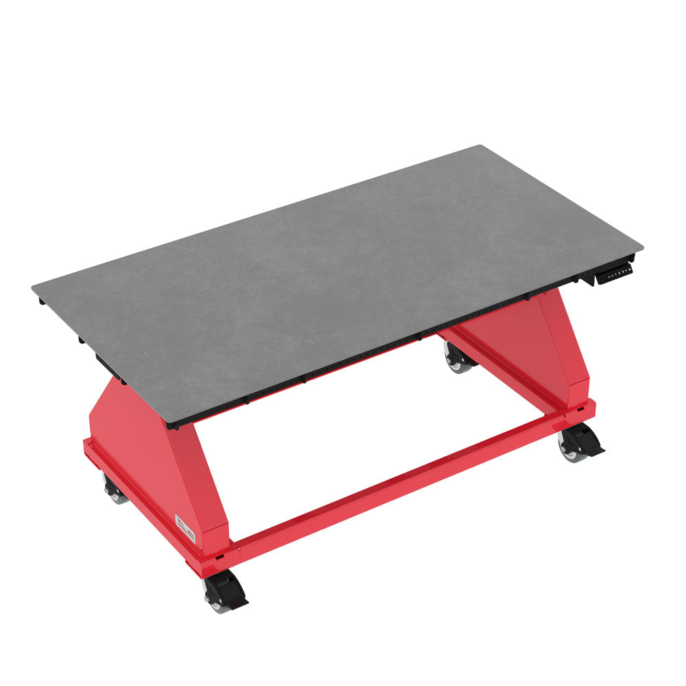 Steel // 72" // Red