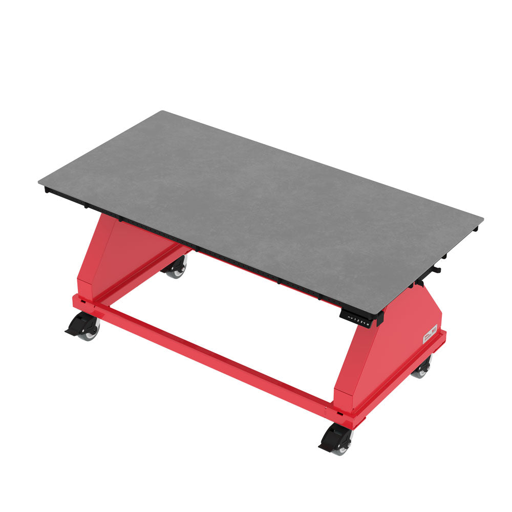 Steel // 72" // Red