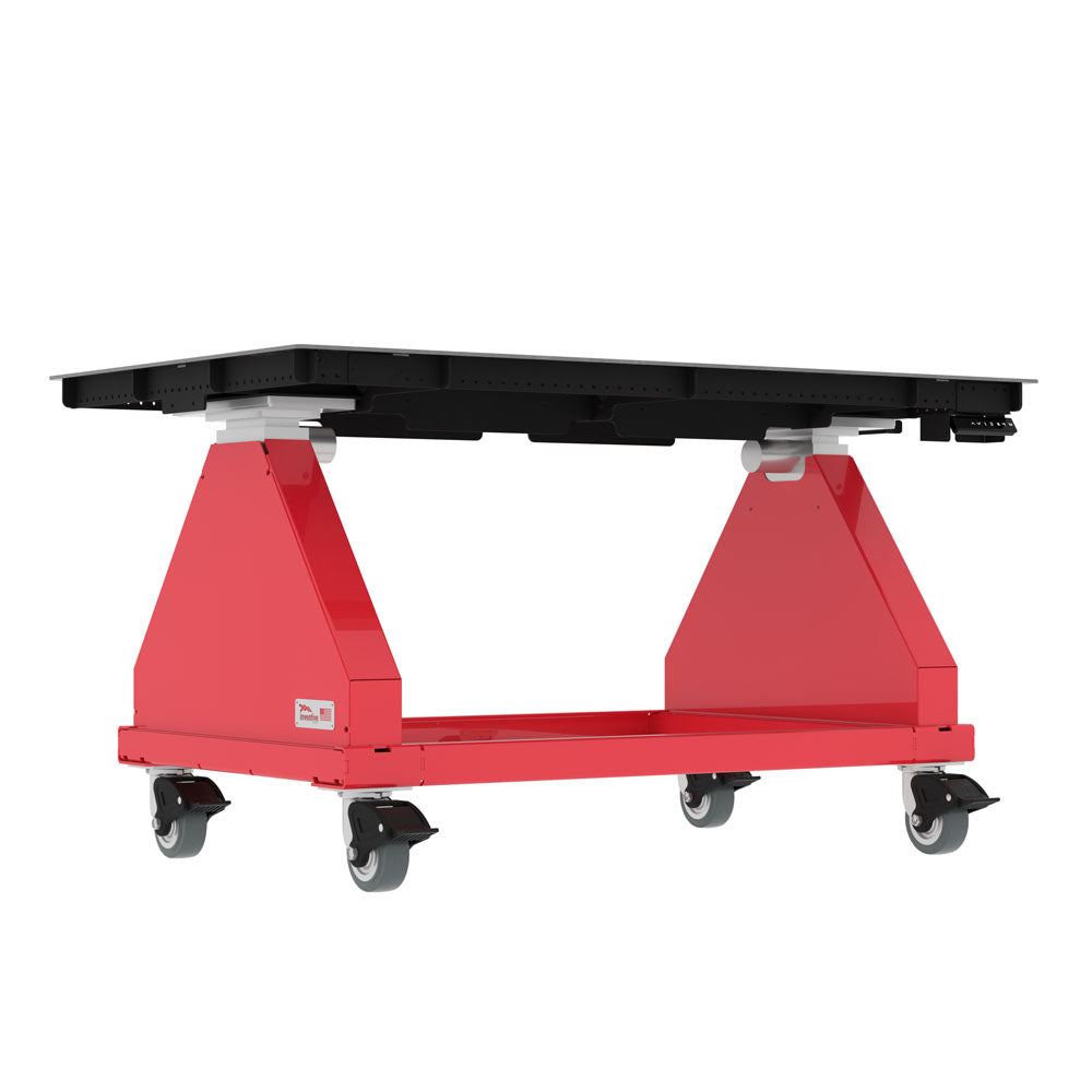 Steel // 60" // Red