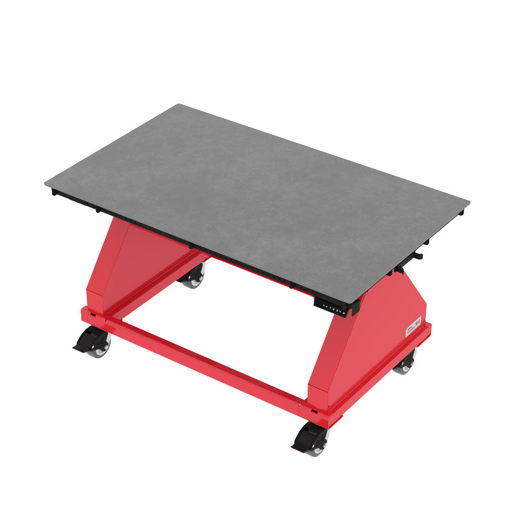 Steel // 60" // Red