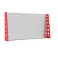 70" // Quick Mount™ Peg Board Panel // Red