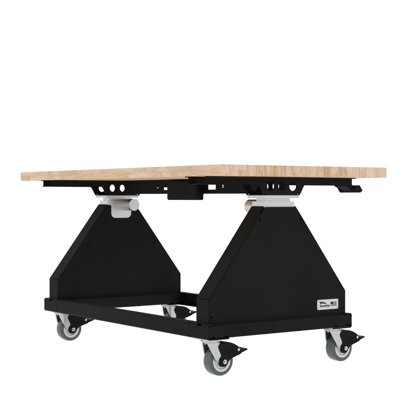 Wood // 70" // Black