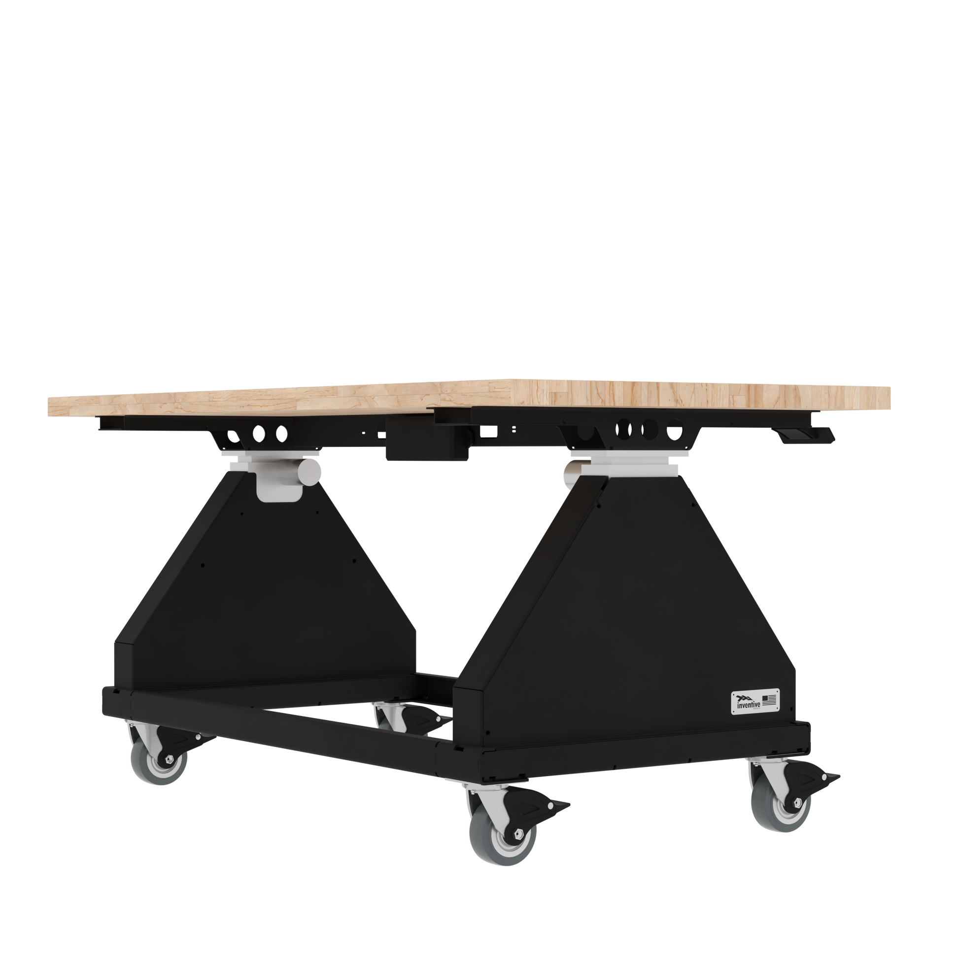 Wood // 70" // Black