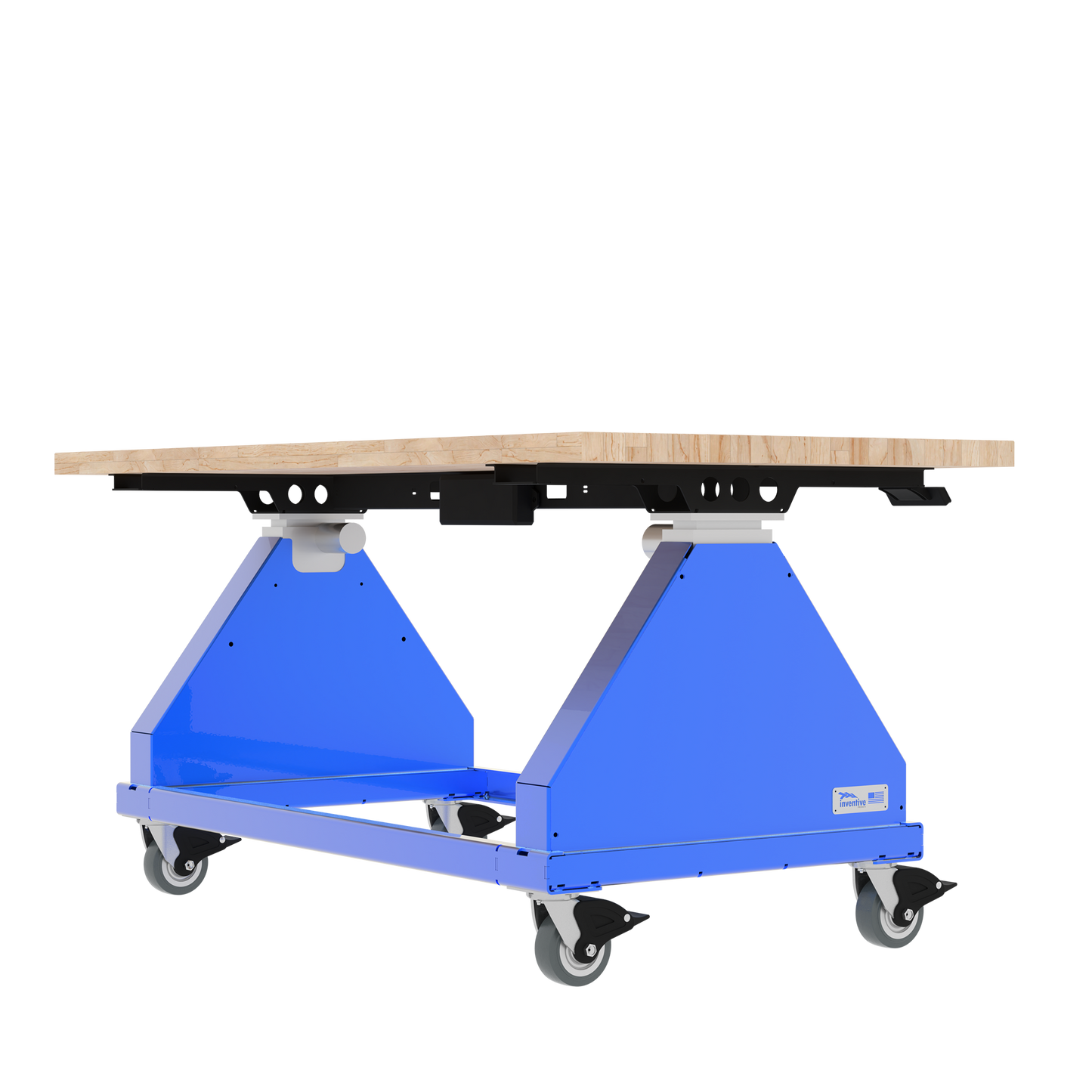 Wood // 70" // Blue