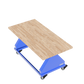 Wood // 70" // Blue