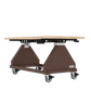 Wood // 70" // Brown