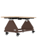 Wood // 70" // Brown