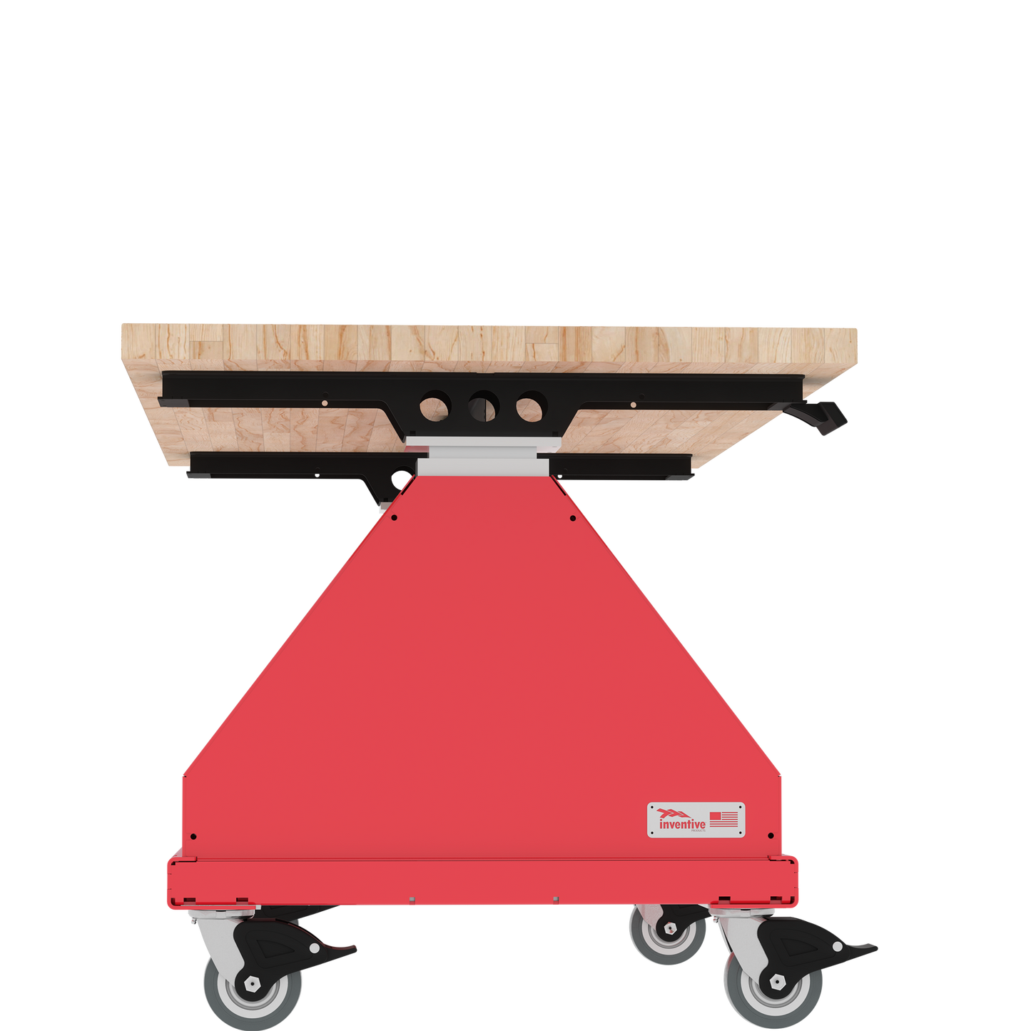Wood // 70" // Red