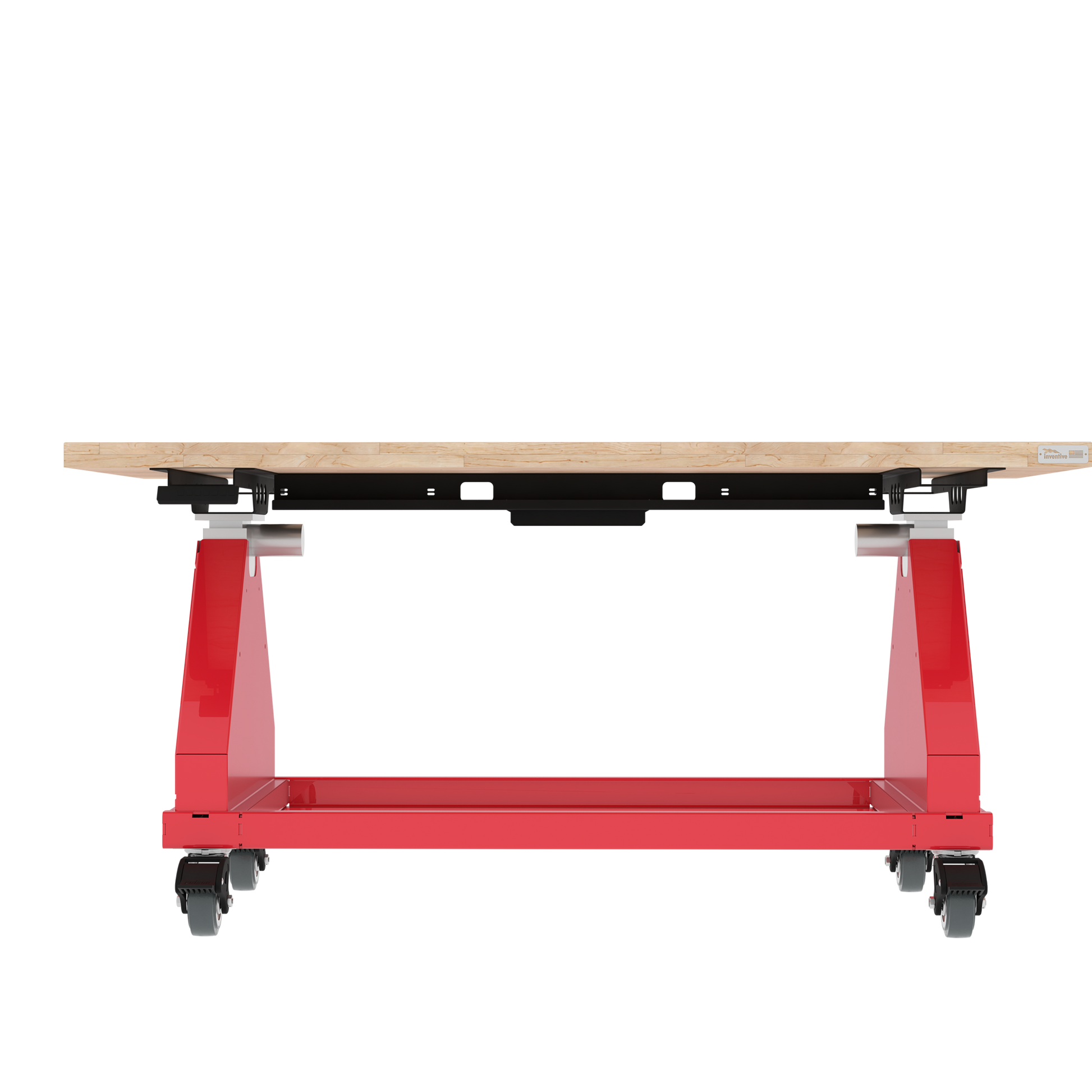 Wood // 70" // Red