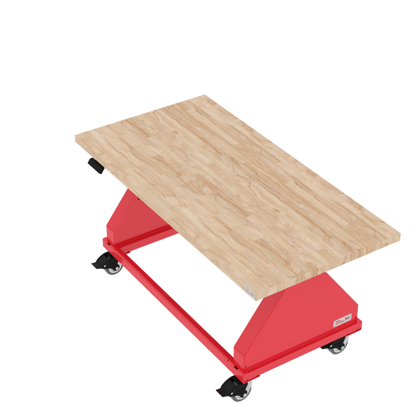 Wood // 70" // Red