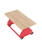 Wood // 70" // Red