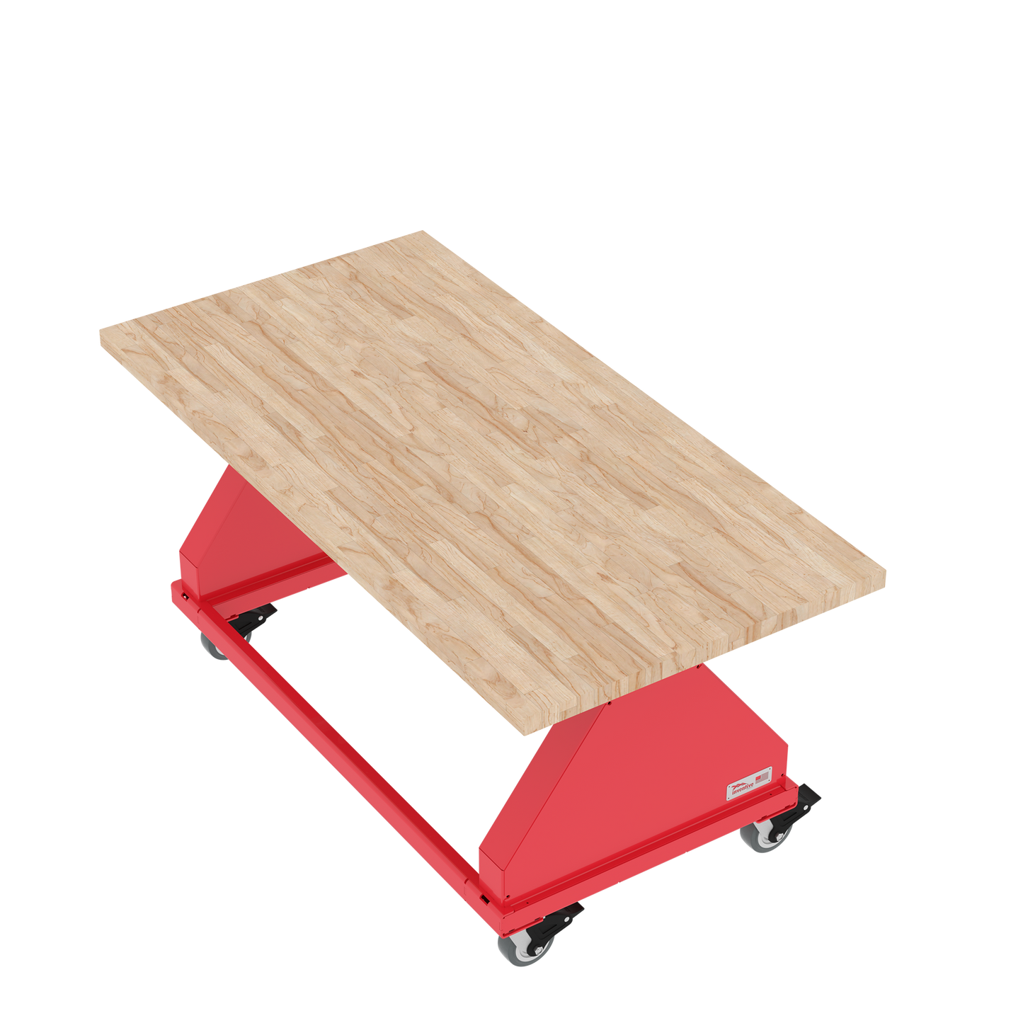 Wood // 70" // Red