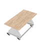 Wood // 70" // Silver