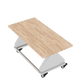 Wood // 70" // Silver