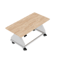 Wood // 70" // Silver