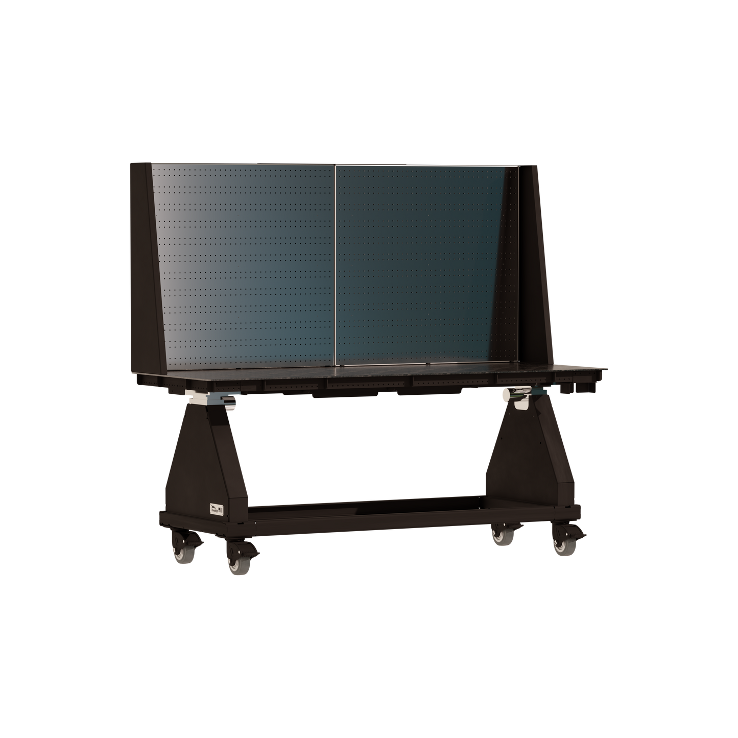 80" // Black // Pegboard // None