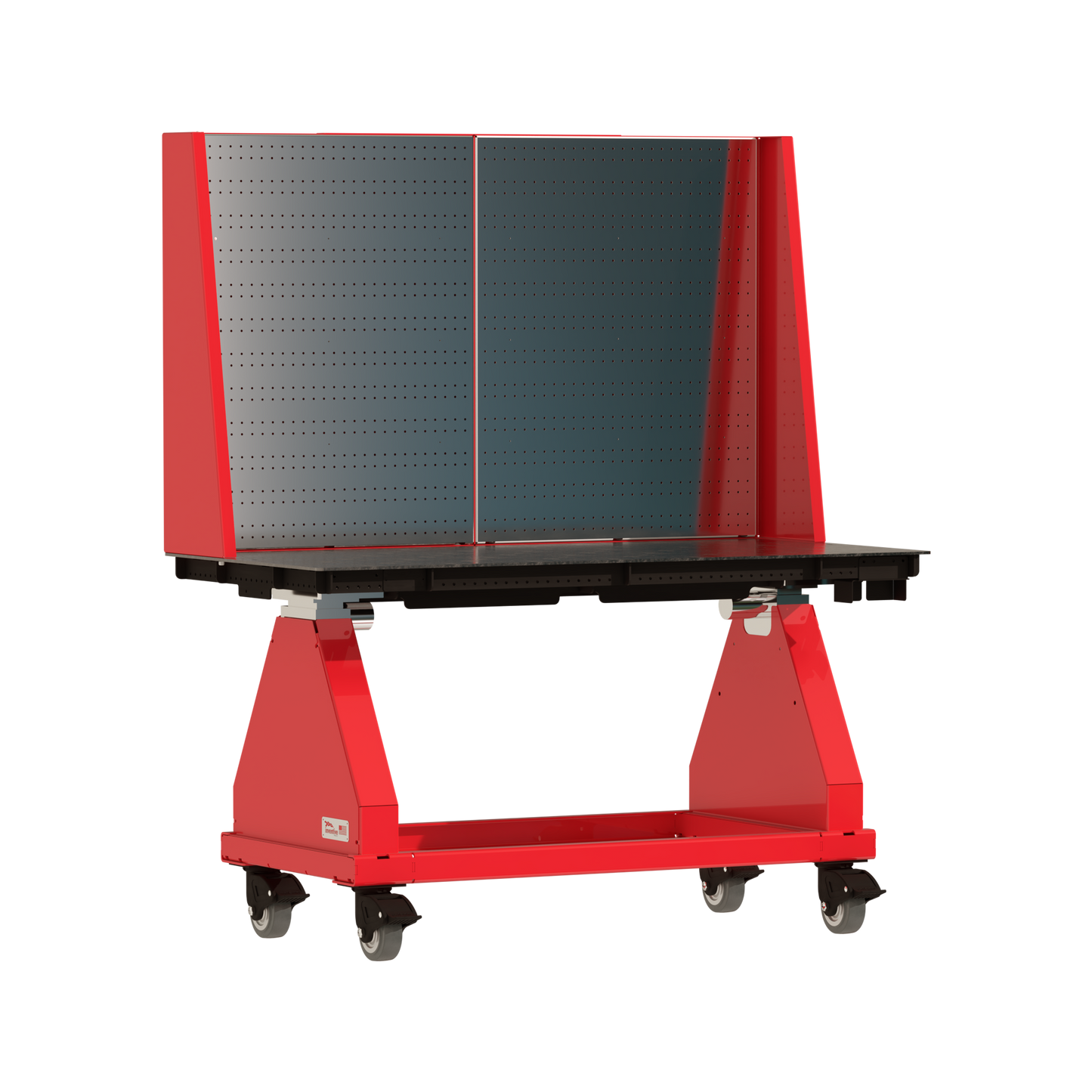 60" // Red // Pegboard // None