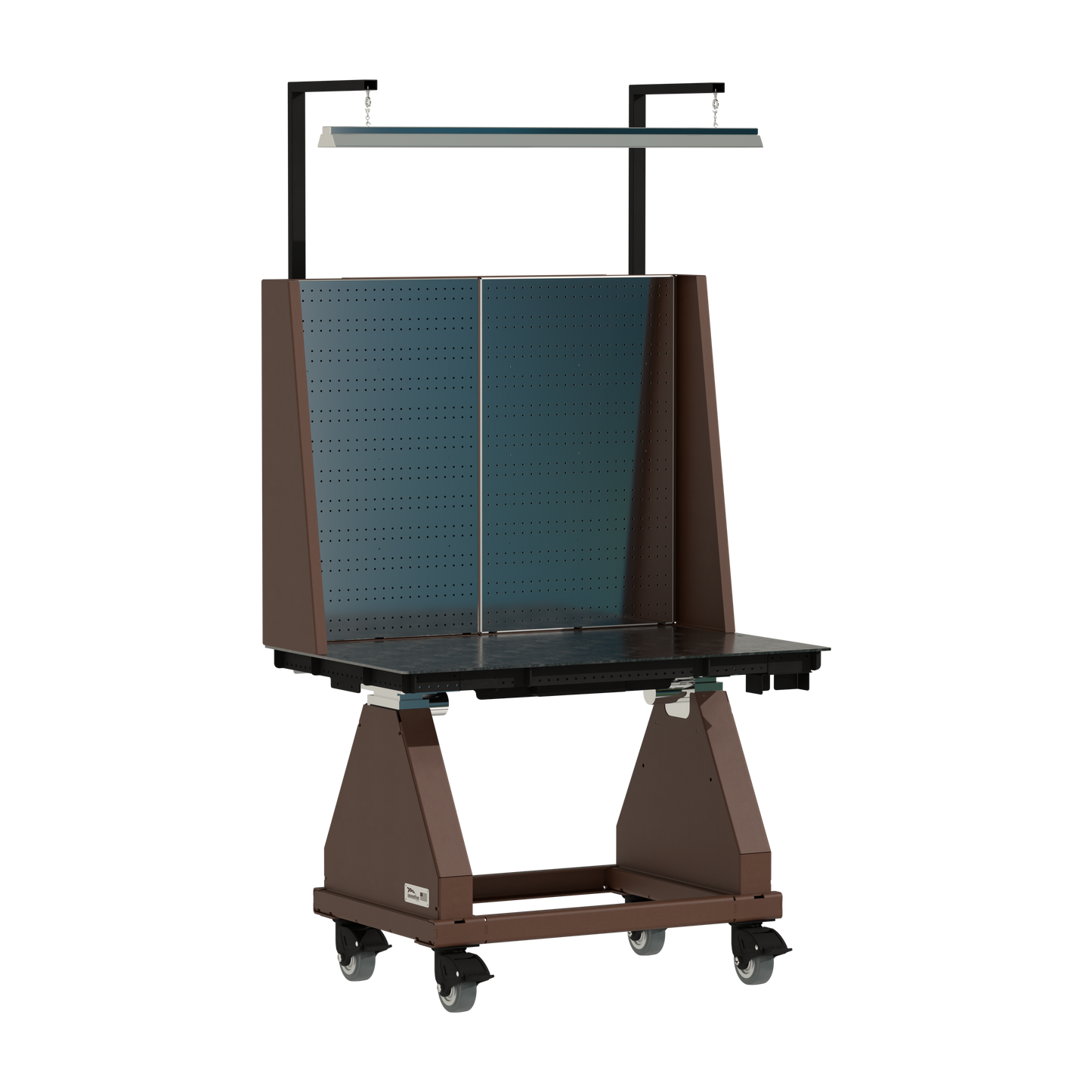 48" // Brown // Pegboard // Light