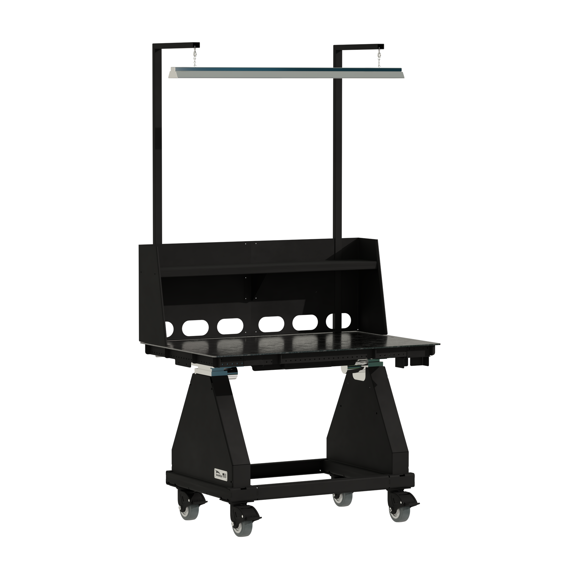 48" // Black // Backstop // Light