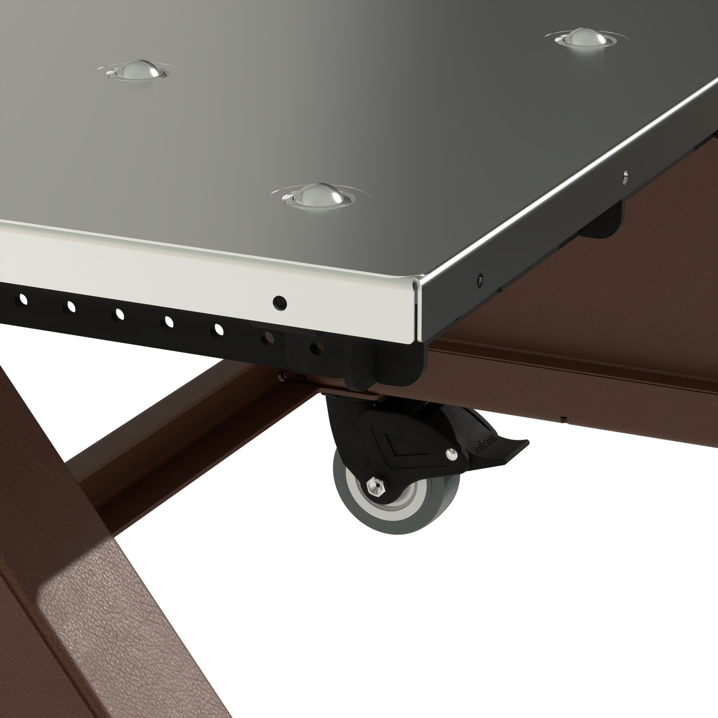36" x 72" // Brown