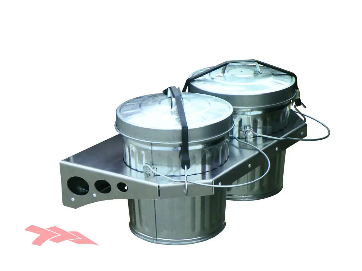 4 gallon duo trash can mount