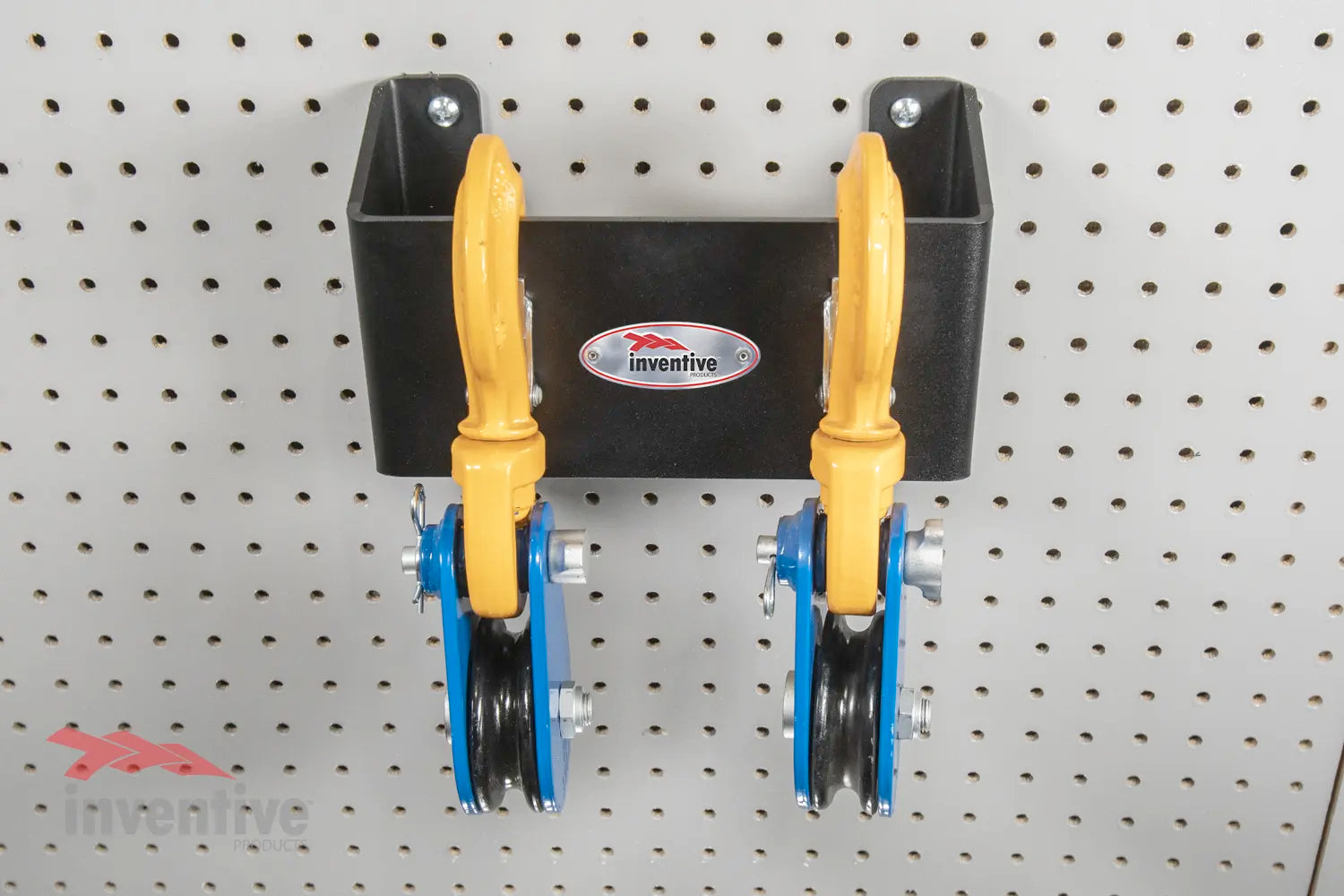 Heavy Duty Pegboard Storage for Winch Blocks