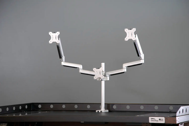 Powerlift™ Work Desk Triple Arm Tabletop Monitor Mount