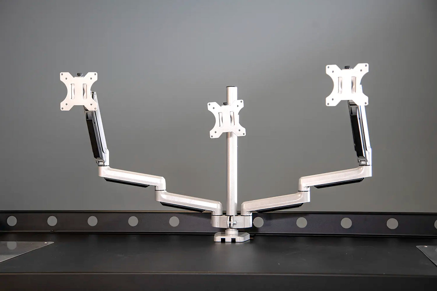 Powerlift™ Work Desk Triple Arm Tabletop Monitor Mount