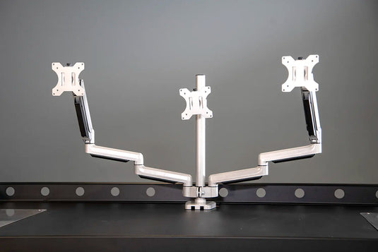 Powerlift™ Office Desk Triple Arm Tabletop Monitor Mount