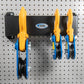 Multiple Size Snatch Blocks Hung on Pegboard