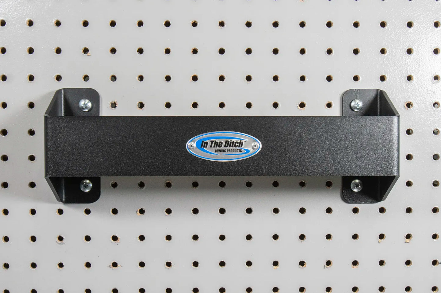 Pegboard Mounted Ratchet Strap Hanger