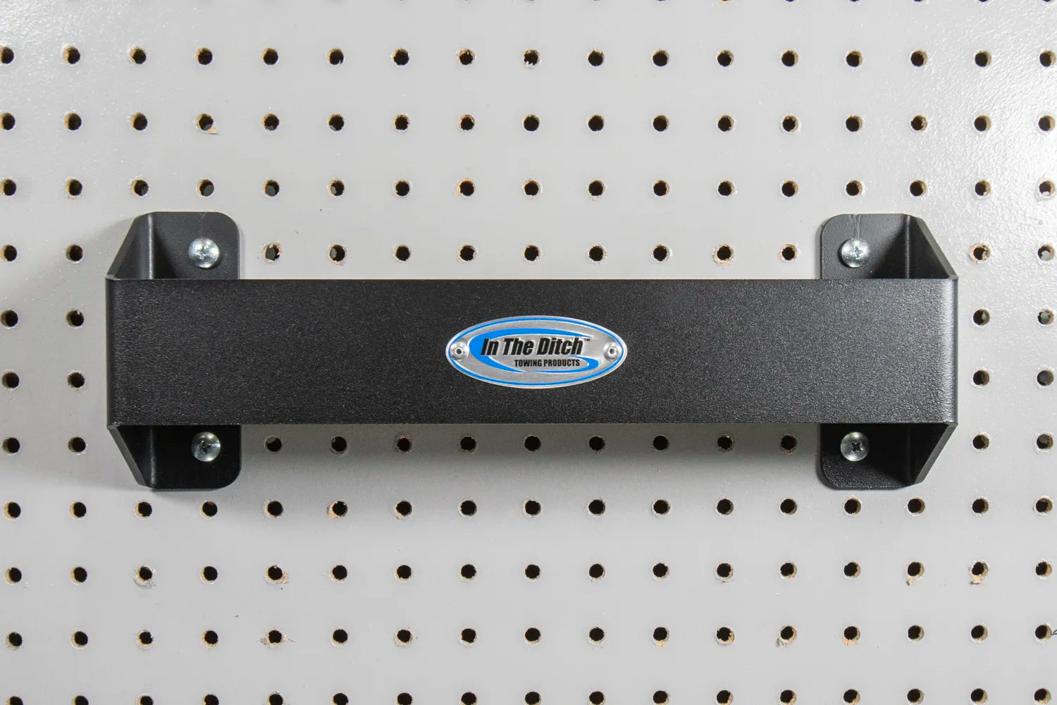 Pegboard Mounted Ratchet Strap Hanger