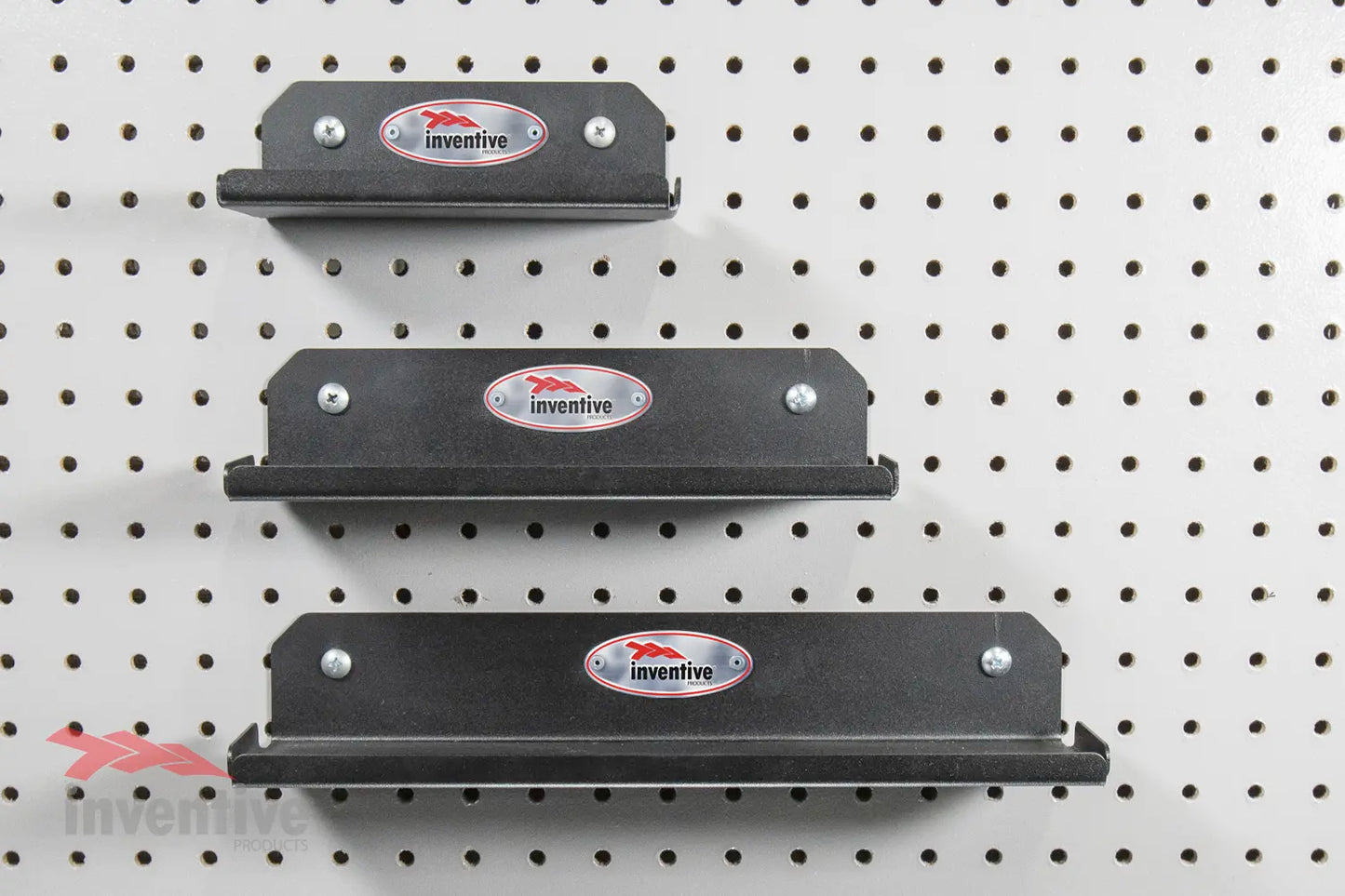 pegboard shelf with varying widths