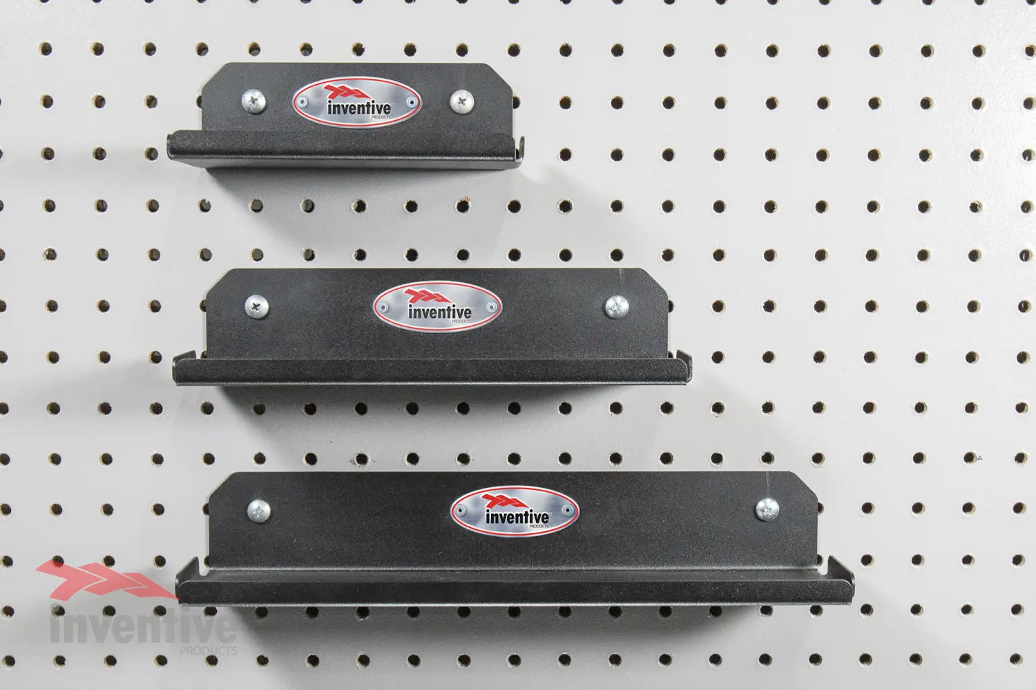 pegboard shelf with varying widths