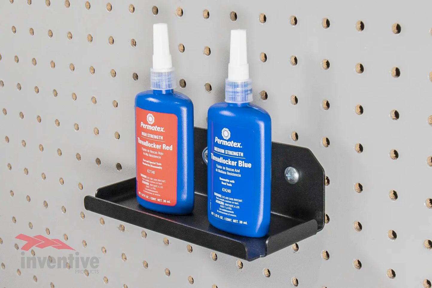 small shelf pegboard storage