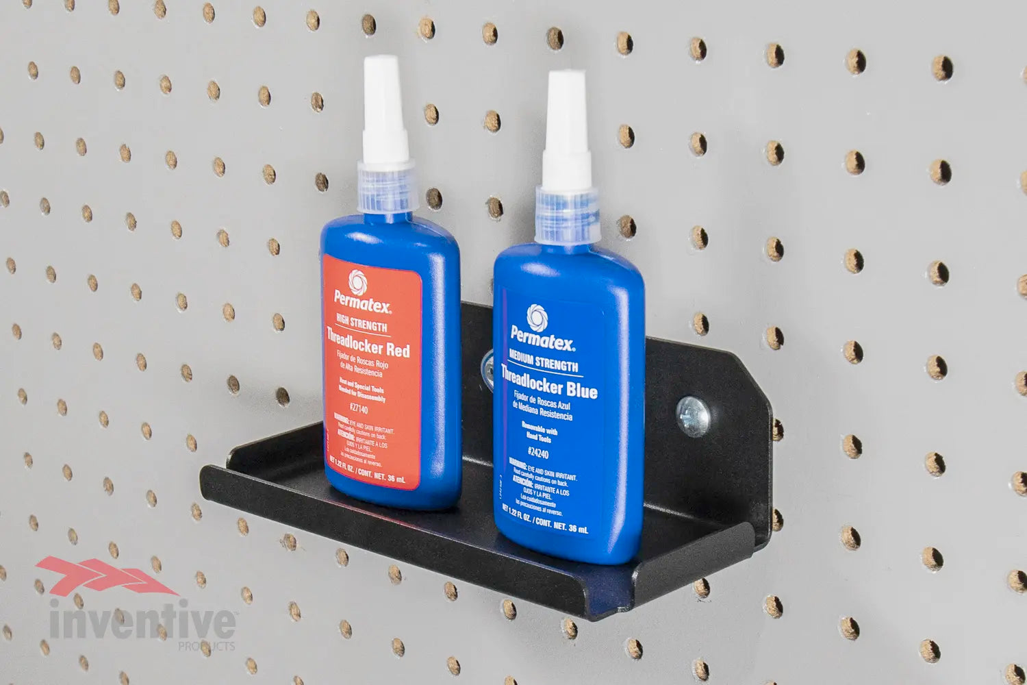small shelf pegboard storage