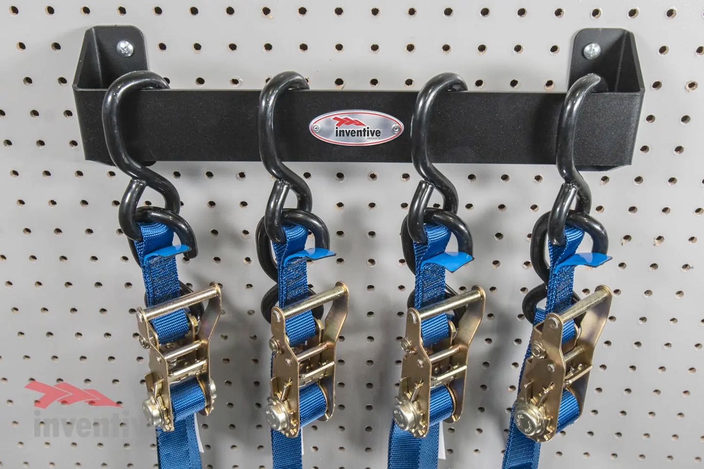 Tie Down Strap Organizer for Pegboard Walls