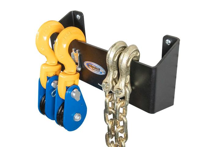 Winch Block Pulleys and Chain Organizer