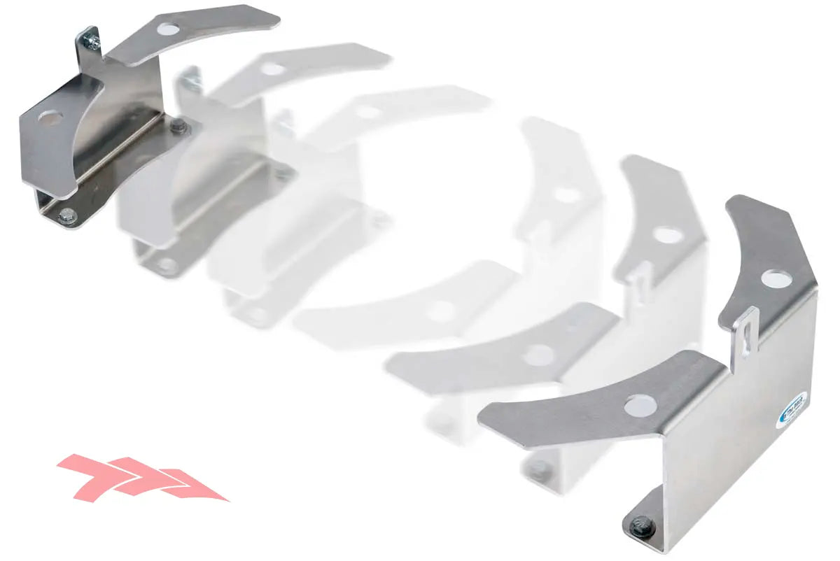 adjustable mount for trash cans