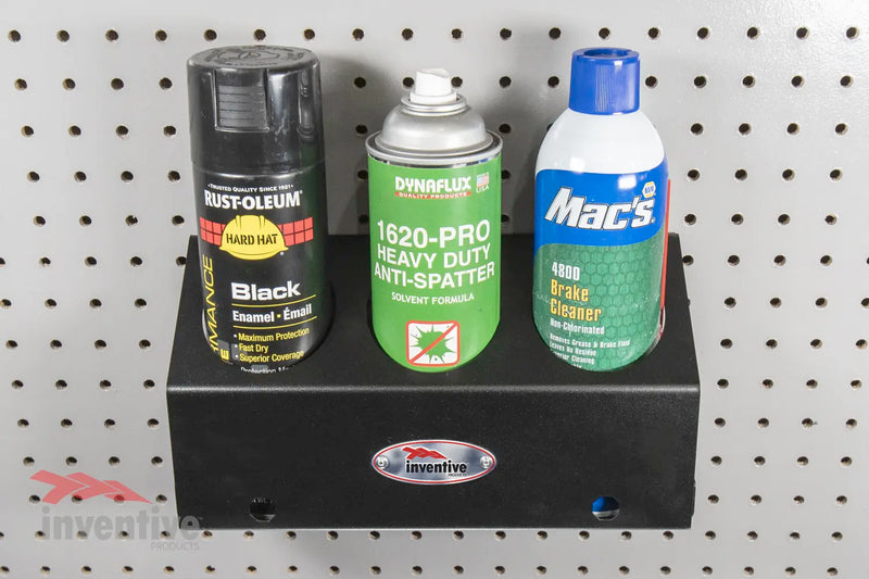 Load image into Gallery viewer, aerosol spray can holder pegboard

