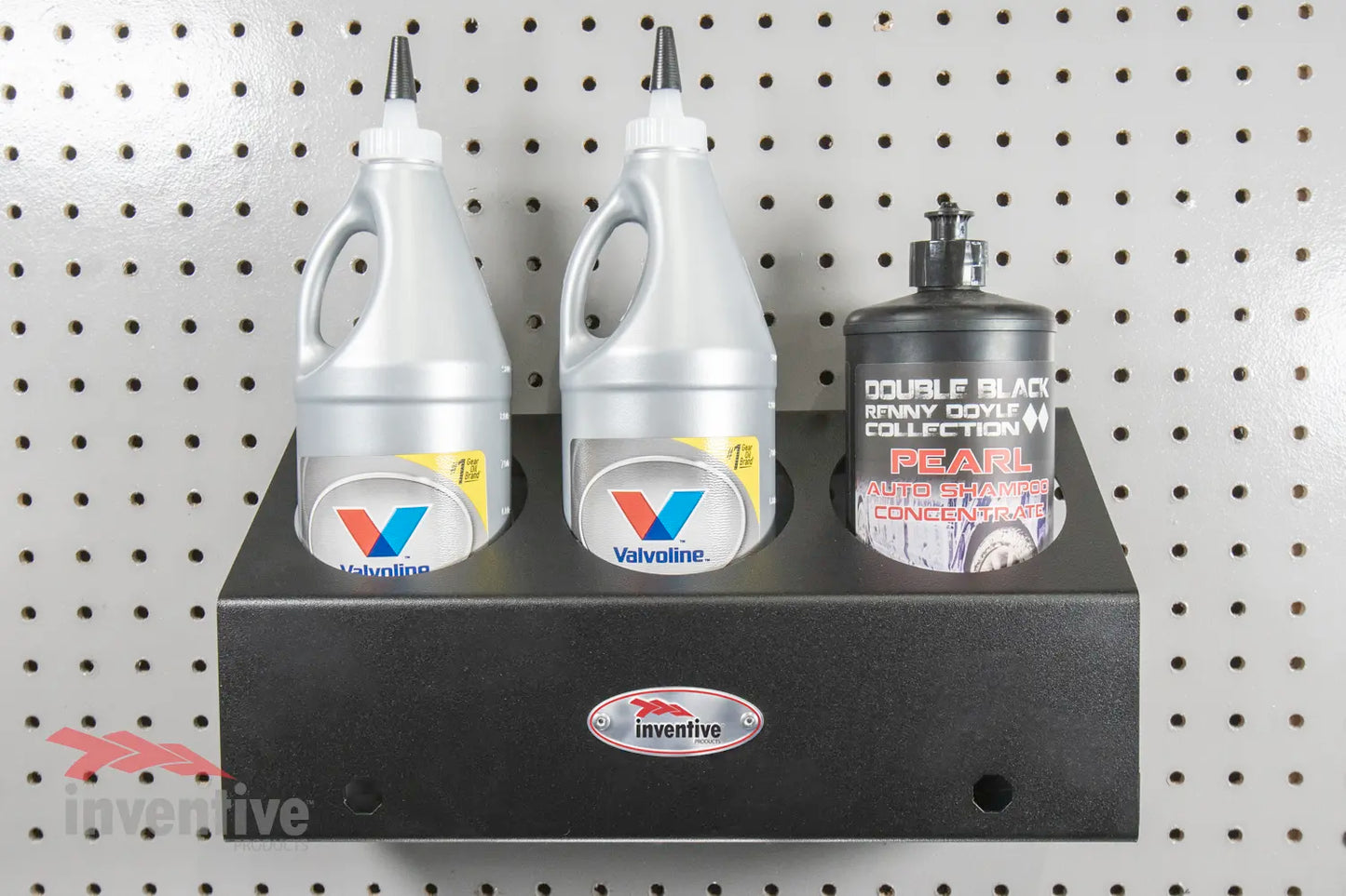 bottle organizer shop pegboard