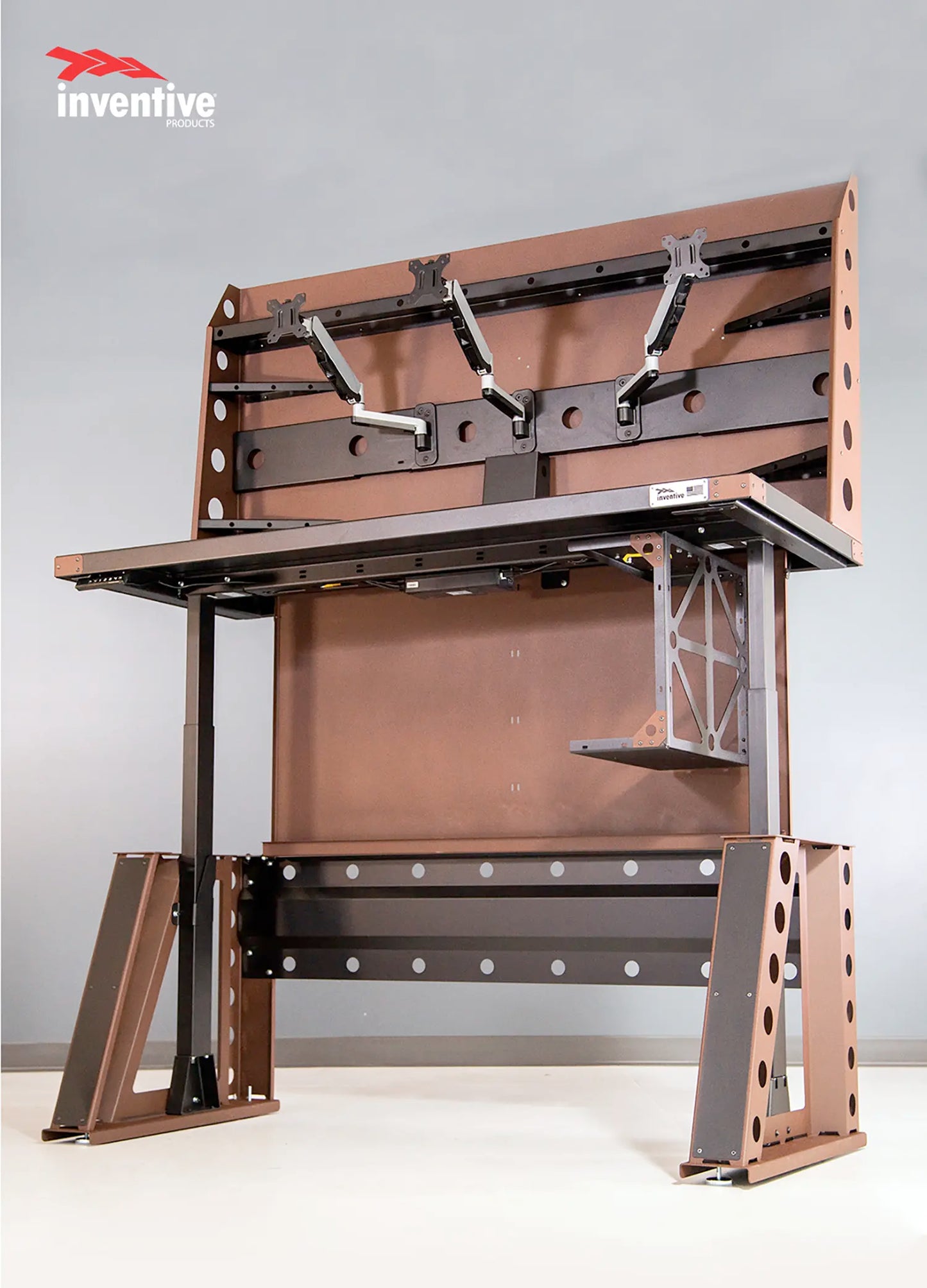 Powerlift™ Work Desk Single Arm Wall Mounted Monitor Mount