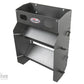  double paper towel rack with storage shelf