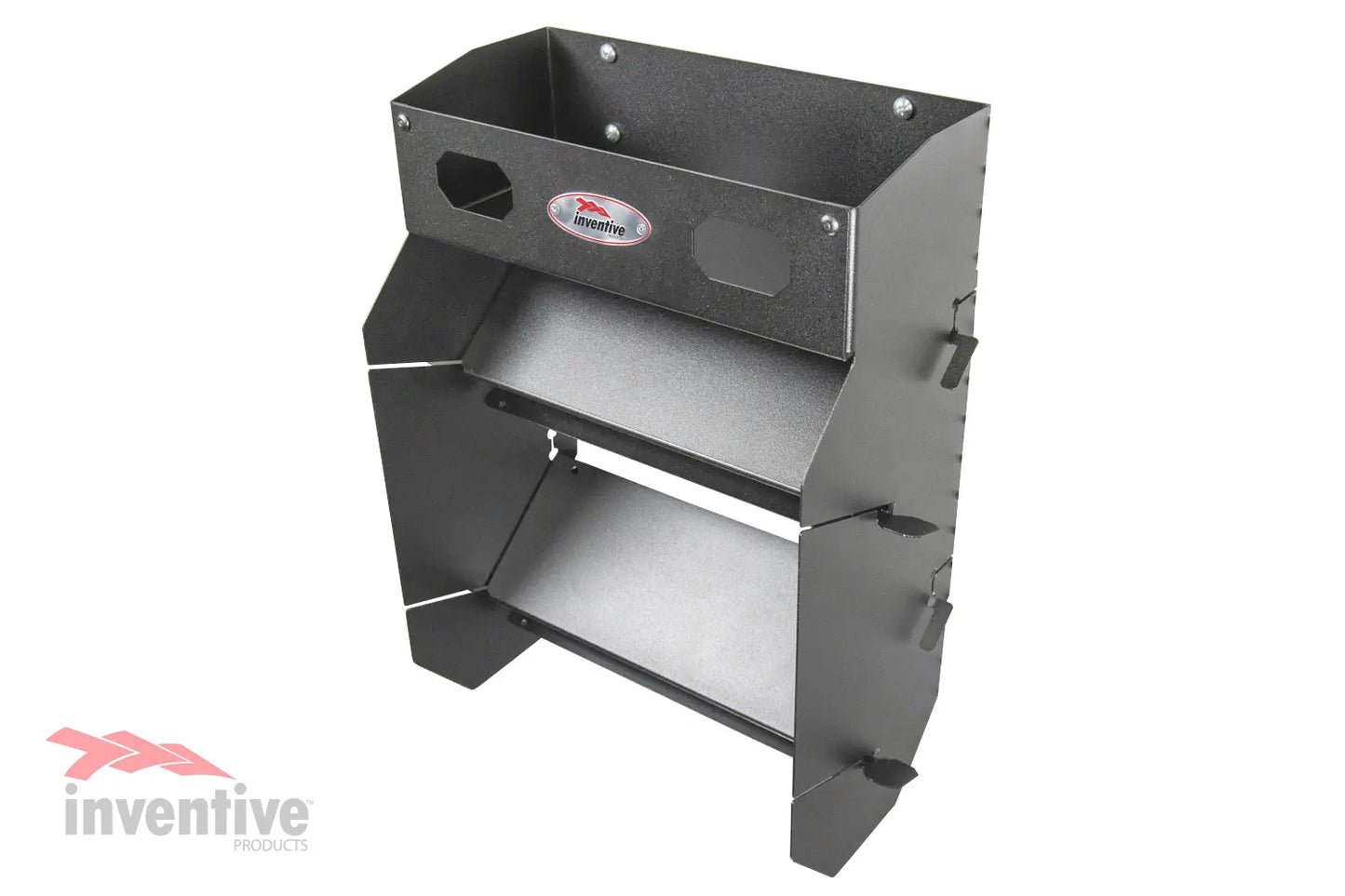  double paper towel rack with storage shelf