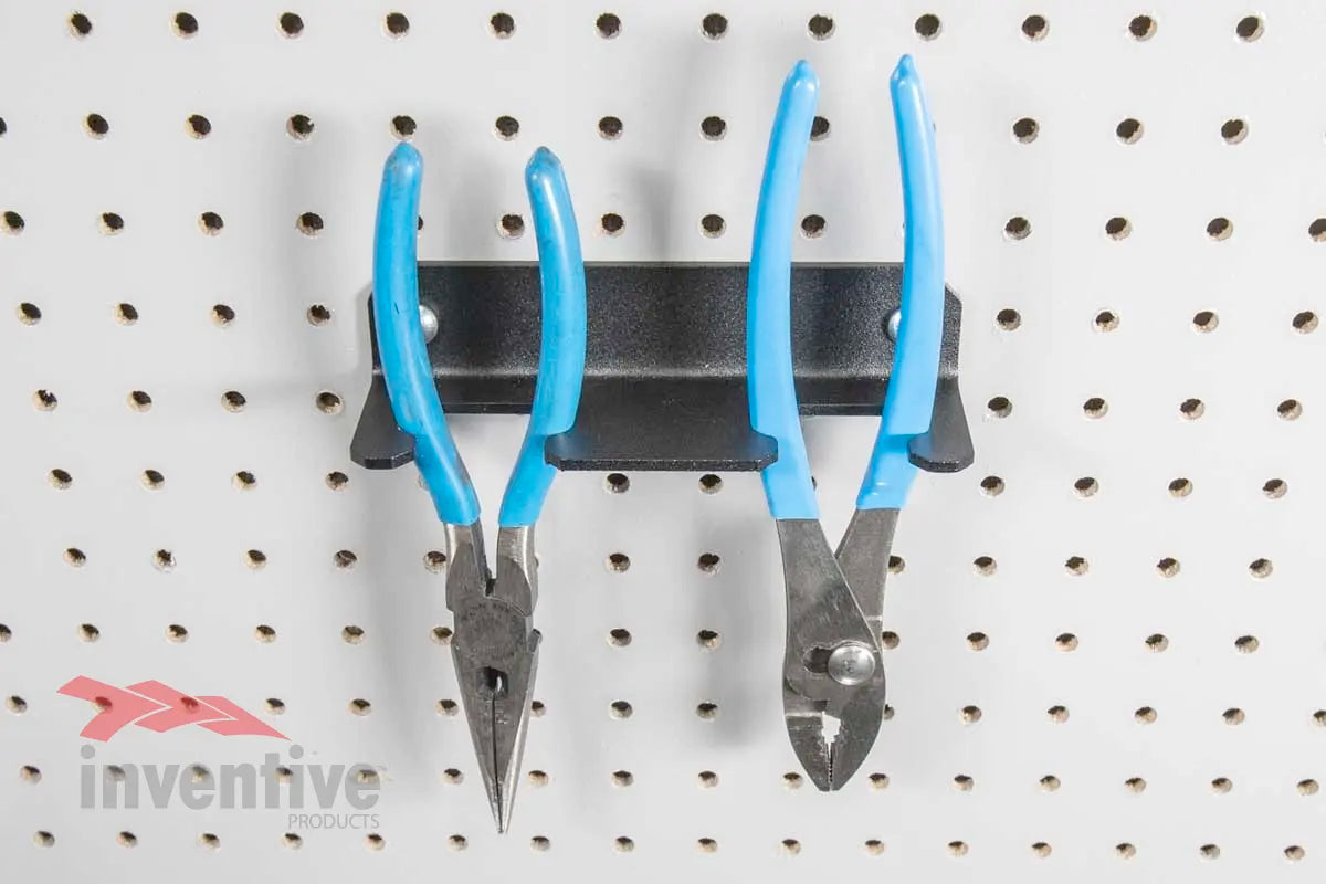 double plier holder pegboard wall